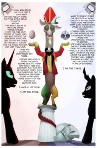 Rating: Safe Score: 0 Tags: bone chimera comic digital_media_(artwork) discord_(mlp) draconequus e621 egg english_text equid equine feral friendship_is_magic ground_zero hasbro hi_res horse male mammal my_little_pony pillar pony priest princess princess_celestia_(mlp) princess_luna_(mlp) ringleader royalty skull smudge_proof tail text User: bunchy7s