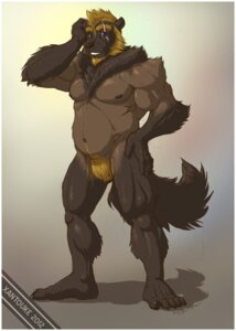 Rating: Safe Score: 0 Tags: anthro biceps big_muscles blonde_hair blue_eyes border e621 fur gulonine hair kuzuri looking_at_viewer male mammal muscular muscular_anthro muscular_male mustelid musteline nipples nude pose scar solo white_border wolverine xantouke User: bunchy7s
