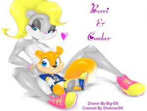 Rating: Explicit Score: 0 Tags: anthro athletic berri big-e6 chipmunk clothing conker conker's_bad_fur_day female footwear furry male mammal rareware rodent rule34 squirrel topwear wristwear User: bunchy7s