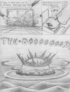 Rating: Safe Score: 0 Tags: 2008 bomb comic dialogue e621 english_text explosion explosives greyscale human leovictor male mammal monochrome shaded sketch text war User: bunchy7s
