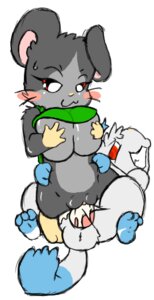 Rating: Explicit Score: 0 Tags: anthro anthro_on_feral bestiality big_breasts blush bodily_fluids breasts clitoris clothing cricetid cum cum_inside dipstick_tail duo e621 female female_on_feral feral genital_fluids genitals glistening grin hamster interspecies male male/female male_on_anthro mammal markings mini-ham on_bottom on_top plump_labia red_eyes reverse_cowgirl_position rodent roy_mccloud sex shirt simple_background smile smug squish sweat tail tail_markings topwear vulva white_background User: bunchy7s