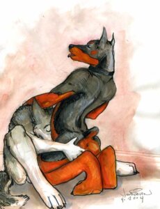 Rating: Explicit Score: 0 Tags: 2004 4_toes 5_fingers anthro anthro_on_anthro anus arched_back balls barely_visible_balls barely_visible_genitalia biped black_body black_fur black_nose brown_body brown_fur canid canine canis censored cheek_tuft collar collar_only convenient_censorship cross-hatching crouching digitigrade dobermann domestic_dog duo e621 ear_tuft ears_back eyes_closed face_fucking facial_tuft feet fellatio fingers forced forced_oral fur genitals grey_body grey_fur hand_on_back hand_on_butt hatching_(art) head_in_crotch irrumatio java kneeling leg_tuft light looking_pleasured male male/male mammal mudshark multicolored_body multicolored_fur nude open_mouth oral painting_(artwork) penile penis_in_mouth pinscher pivoted_ears sex shaded side_view signature sitting spread_legs spreading sucked_silly sucking tail toes tongue tongue_out traditional_media_(artwork) traditional_painting_(artwork) traditional_watercolor_(artwork) tuft two_tone_body two_tone_fur watercolor_(artwork) white_body white_fur wolf User: bunchy7s