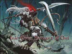 Rating: Safe Score: 0 Tags: 2004 4:3 breasts cleavage clothed clothing detailed_background e621 female glowing glowing_eyes hasbro ink-eyes magic:_the_gathering mammal mask melee_weapon naginata nezumi_(magic:_the_gathering) official_art outside polearm rodent solo swamp sword tail wayne_reynolds weapon wizards_of_the_coast User: bunchy7s
