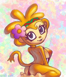 Rating: Explicit Score: 0 Tags: 1girls 2009 abstract_background amiga animal_ears animal_humanoid animal_nose animal_tail animoa_tail anthro artist_name ass back_view background blue_eyes boobs breasts clothed clothing ears eyelashes eyes female female_only flower flower_in_hair fur fur_ass fur_breasts fur_thick_thighs furry hair haplorhine humanoid looking_back looking_back_at_viewer monkey monkey_ears monkey_girl monkey_humanoid monkey_tail nitro nose primate primate_humanoid rear_view rule34 samba_de_amigo sega short_hair smile smiling solo tail tits toes white_sclera User: bunchy7s