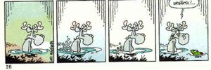 Rating: Safe Score: 0 Tags: anthro aquatic bathing comic deer duo e621 fart fart_bubbles farting_underwater fish frown halge_(halge) halge_(series) horn humor lake lars_mortimer male mammal moose new_world_deer swedish_text text translated water User: bunchy7s