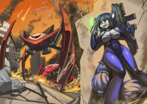 Rating: Safe Score: 0 Tags: 2010 ambush anthro battle big_breasts bittenhard blue_body blue_fur blue_hair bodysuit breasts canid canine city clothing cyclops destruction detailed_background duo_focus e621 female flying form_fitting fox fur futuristic group gun hair hiding hud krystal_(star_fox) laser machine mammal mecha nintendo outside ranged_weapon rubble ruins science_fiction skinsuit sky smoke standing star_fox tail tight_clothing war weapon white_body white_fur User: bunchy7s