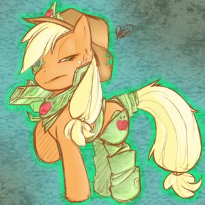 Rating: Safe Score: 0 Tags: 1:1 applejack_(mlp) blonde_hair clothing e621 earth_pony equid equine female feral florecentmoo friendship_is_magic green_eyes hair hasbro hat headgear headwear horse mammal my_little_pony pony quadruped solo tail User: bunchy7s