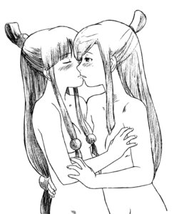 Rating: Questionable Score: 0 Tags: 2girls ayasato_mayoi black_and_white blush breasts closed_eyes ema_skye female female_only gyakuten_saiban hair houzuki_akane kissing long_hair maya_fey monochrome multiple_females multiple_girls nude rule34 simple_background straight_hair yuri User: bunchy7s