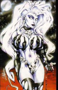 Rating: Questionable Score: 0 Tags: 1girls artist_request bikini breasts chaos_comics female female_only lady_death rule34 solo tagme white_eyes white_hair white_skin User: bunchy7s