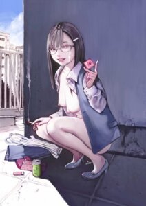 Rating: Explicit Score: 0 Tags: 1girls after_sex black_hair bottomless breasts brown_eyes can cigarette clothes condom cum cum_drip cum_inside cum_on_glasses dress_shirt eyewear facial female footwear formal glasses high_heels highres lighter lips naughty_face office_lady one_eye_closed open_clothes open_shirt original rule34 shirt shoes skirt_suit smile smoking squatting suit tifa18 User: bunchy7s