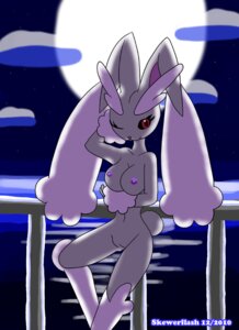 Rating: Explicit Score: 0 Tags: anthro backlighting breasts color female female_only fur furry leaning lopunny moon night nintendo nude outdoors pokemon pokemon_(species) pussy railing rule34 skewerflash solo tagme User: bunchy7s