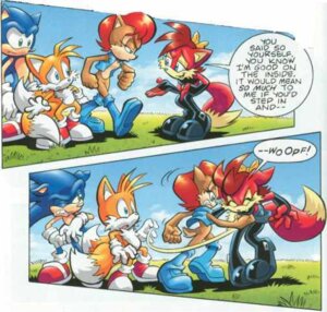 Rating: Safe Score: 0 Tags: 2_tails angry anthro archie_comics armwear blue_boots blue_clothing blue_footwear blue_topwear blue_vest boots bottomless breasts brown_body brown_fur brown_hair canid canine canon_couple chipmunk clothed clothing comic dialogue dipstick_tail e621 elbow_gloves english_text eulipotyphlan female fingerless_gloves fiona_fox footwear fox fur gloves ground_squirrel hair handwear hedgehog male mammal markings miles_prower multi_tail punch red_body red_fur red_hair rodent sally_acorn sciurid scut_tail sega shoes short_tail sonic_the_hedgehog sonic_the_hedgehog_(archie) sonic_the_hedgehog_(comics) sonic_the_hedgehog_(series) tail tail_markings text topwear unknown_artist vest yellow_body yellow_fur User: bunchy7s