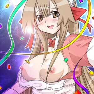 Rating: Explicit Score: 0 Tags: bow breasts brown_eyes brown_hair female hairbow long_hair mabahn maban nipples no_bra open_clothes rule34 seto_no_hanayome seto_sun smile User: bunchy7s