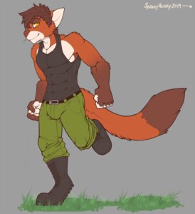 Rating: Safe Score: 0 Tags: 2014 abs anthro athletic belt biceps biped boots bottomwear brown_hair brown_nose bulge clothed clothing digital_media_(artwork) domestic_cat e621 felid feline felis footwear fully_clothed fur grin hair hi_res konrad_zengel male mammal muscular muscular_anthro muscular_male orange_body orange_fur pants pecs pose running shirt shoes smile solo spazzyhusky standing tank_top tight_clothing topwear yellow_eyes User: bunchy7s