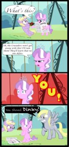 Rating: Safe Score: 0 Tags: amber_eyes angry apple_bloom_(mlp) blonde_hair blue_eyes comic cutie_mark cutie_mark_crusaders_(mlp) derpy_hooves_(mlp) dialogue diamond_tiara_(mlp) dinky_hooves_(mlp) e621 earth_pony english_text equid equine feathered_wings feathers female feral friendship_is_magic fur grass grey_body grey_feathers grey_fur group hair hasbro hi_res horn horse mammal mlp-silver-quill multicolored_hair my_little_pony mythological_creature mythological_equine mythology newspaper outside pegasus pink_body pink_fur plant pony quadruped scootaloo_(mlp) shove sky sweetie_belle_(mlp) swing tail text two_tone_hair unicorn wings wood young young_feral User: bunchy7s