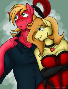 Rating: Safe Score: 0 Tags: 2013 anthro anthrofied armwear big_macintosh_(mlp) blonde_hair blush braeburn_(mlp) breasts cleavage clothed clothing corset cousins_(lore) crossgender duo e621 earth_pony elbow_gloves equid equine feathers female flirting freckles friendship_is_magic gloves green_eyes hair handwear hasana-chan hasbro hi_res horse lingerie male mammal my_little_pony pony shirt topwear User: bunchy7s Rating: Safe Score: 0 Tags: 2013 anthro anthrofied armwear big_macintosh_(mlp) blonde_hair blush braeburn_(mlp) breasts cleavage clothed clothing corset cousins_(lore) crossgender duo e621 earth_pony elbow_gloves equid equine feathers female flirting freckles friendship_is_magic gloves green_eyes hair handwear hasana-chan hasbro hi_res horse lingerie male mammal my_little_pony pony shirt topwear User: bunchy7s