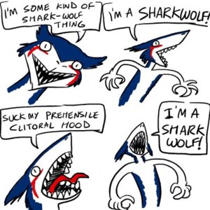 Rating: Safe Score: 0 Tags: 1:1 comic e621 english_text female humor insane looking_at_viewer low_res mammal open_mouth sergal simple_background text the_singing_shark tongue unknown_artist white_background User: bunchy7s Rating: Safe Score: 0 Tags: 1:1 comic e621 english_text female humor insane looking_at_viewer low_res mammal open_mouth sergal simple_background text the_singing_shark tongue unknown_artist white_background User: bunchy7s