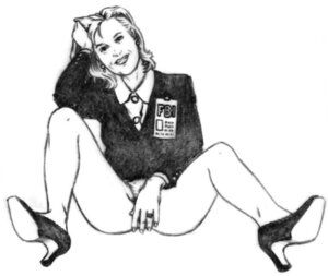 Rating: Explicit Score: 0 Tags: 1girls black_and_white dana_scully fbi female female_only high-heeled_jill highres name_tag rule34 solo tagme x-files User: bunchy7s