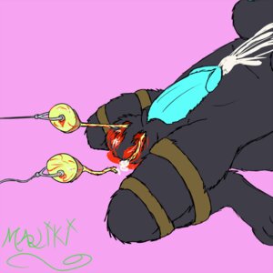 Rating: Explicit Score: 0 Tags: 1:1 anthro balls bdsm black_body black_fur blood blood_from_penis blue_penis bodily_fluids bondage bound castration cock_and_ball_torture cum e621 empty_scrotum erection exposed_testicle fur genital_fluids genital_mutilation genital_torture genitals gore gore_focus grotesque gynomorph hi_res intersex kangaroo macropod maliki_zaun mammal marsupial mutilation nude penis pink_background sasha-r severed_balls severed_body_part severed_genitals simple_background solo torso_shot what User: bunchy7s