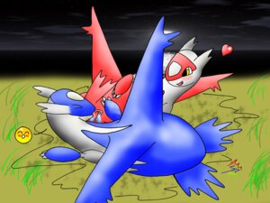 Rating: Explicit Score: 0 Tags: 2005 blush color cunnilingus female feral interspecies latias latios male night nude oral outdoors pokemon pokemon_(species) pokemon_rse rule34 shadowmew User: bunchy7s