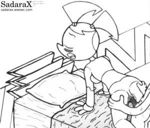 Rating: Explicit Score: 0 Tags: 2d alternate_breast_size black_and_white breasts female humanoid jenny_wakeman my_life_as_a_teenage_robot penetration robot robot_girl robot_humanoid rule34 sadarax smooth_skin tagme User: bunchy7s