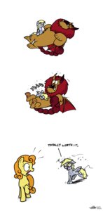 Rating: Safe Score: 0 Tags: amber_eyes bad_idea blonde_hair blowing blowing_on_stomach blowing_raspberries carrot_top_(mlp) derpy_hooves_(mlp) dialogue digital_media_(artwork) duo_focus e621 earth_pony english_text equid equine eyes_closed feathered_wings feathers felid female feral friendship_is_magic green_eyes group hair hasbro hi_res horse iranian_mythology male mammal manticore manticore_(mlp) membrane_(anatomy) membranous_wings middle_eastern_mythology my_little_pony mythological_creature mythological_equine mythology orange_hair outline pantherine pegasus pony quadruped raspberry_kiss red_hair simple_background sleeping sound_effects tail text vowelless vowelless_sound_effect white_background wide_eyed wings zerbert zicygomar User: bunchy7s