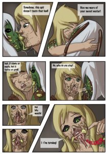 Rating: Explicit Score: 0 Tags: animal_humanoid arthropod arthropod_humanoid assimilation bodily_fluids comic duo e621 english_text eyes_closed female female/female genital_fluids genital_growth genitals growth humanoid insect kissing lunate multi_genitalia multi_vulva pussy_growth sex slime spitbug sticky text transformation transformation_through_kiss tribadism unusual_anatomy unusual_genitalia_placement unusual_vulva_placement vaginal vaginal_fluids vulva vulva_for_mouth User: bunchy7s