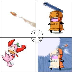 Rating: Safe Score: 0 Tags: 1:1 :3 ambiguous_gender base_two_layout box bullet cardboard cardboard_armor cardboard_box comic container content_repetition digital_media_(artwork) duo e621 fetch four_frame_grid four_frame_image grid_layout gundam head_cannon low_res machine mecha_musume number numbered_sequence parody robot tail tail_motion tailwag toysaurer two_row_layout User: bunchy7s
