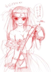 Rating: Questionable Score: 0 Tags: 1girls bare_shoulders blush bondage breasts bride chiba_toshirou cleavage collar dress female female_only fishnets forehead_protector garter_belt gloves kin_tsuchi leash monochrome naruto naruto_(classic) naruto_(series) rough_sketch rule34 sketch smirk solo straight_hair translated translation_request wedding wedding_dress User: bunchy7s