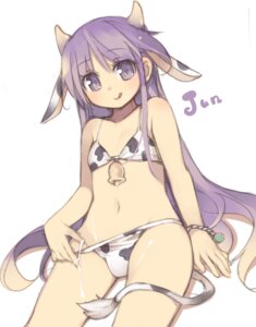 Rating: Questionable Score: 0 Tags: :q animal_ears bell bikini bikini_pull bulge bulge_through_clothing clothed cow_bikini cow_ears cow_print cow_tail crossdressing cum fake_animal_ears fake_horns femboy fully_clothed happiness happiness! happy horns human human_only kashiwamochi_yomogi long_hair male male_only navel penis penis_bulge purple_eyes purple_hair rule34 smile solo swimsuit tail tongue trans_woman transfem very_long_hair watarase_jun User: bunchy7s