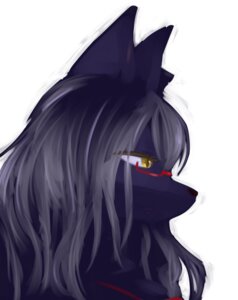 Rating: Safe Score: 0 Tags: 2013 anthro black_nose canid canine chipar e621 eyewear female glasses hair kemono long_hair mammal simple_background solo white_background yellow_eyes User: bunchy7s