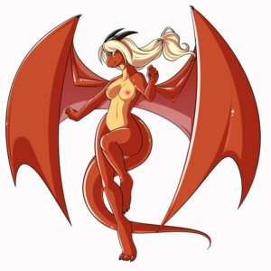 Rating: Questionable Score: 0 Tags: 1:1 anthro blonde_hair breasts digital_media_(artwork) dragon e621 female hair hi_res horn kiley_(thekaotix) membrane_(anatomy) membranous_wings mythological_creature mythological_scalie mythology navel nipples non-mammal_breasts non-mammal_nipples scalie shaded shadowbot simple_background solo spazzykoneko tail thekaotix white_background wings yellow_eyes User: bunchy7s