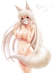Rating: Questionable Score: 0 Tags: 2009 animal_humanoid big_breasts blush breasts canid canid_humanoid canine canine_humanoid canis e621 eyewear female glasses hair huge_breasts humanoid long_hair looking_at_viewer mammal mammal_humanoid navel nipples nude pass_(suyaky) red_eyes signature simple_background solo tail white_background white_hair wolf wolf_humanoid User: bunchy7s
