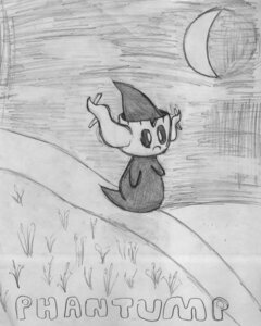 Rating: Safe Score: 0 Tags: 2013 4:5 ambiguous_gender e621 generation_6_pokemon ghost graphite_(artwork) grass greyscale hi_res justaperson monochrome moon night nintendo outside phantump plant pokemon pokemon_(species) sketch solo spirit traditional_media_(artwork) User: bunchy7s