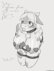 Rating: Questionable Score: 0 Tags: absurd_res anthro areola begging bell big_breasts biped bodily_fluids bovid bovine breast_milking breasts cattle collar e621 english_text female greyscale hi_res horn kneeling lactating lock mammal monochrome nipples nx-42 solo submissive text tsumi User: bunchy7s Rating: Questionable Score: 0 Tags: absurd_res anthro areola begging bell big_breasts biped bodily_fluids bovid bovine breast_milking breasts cattle collar e621 english_text female greyscale hi_res horn kneeling lactating lock mammal monochrome nipples nx-42 solo submissive text tsumi User: bunchy7s