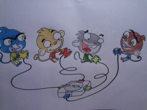 Rating: Safe Score: 0 Tags: 2013 4:3 anthro colored_pencil_(artwork) controller darwin_(rocket_monkeys) darwinkun e621 game_controller gaming grandfathered_content group gus_(rocket_monkeys) haplorhine licho_(rocket_monkeys) male mammal monkey multitasking playing_video_game primate rocket_monkeys traditional_media_(artwork) unavailable_at_source wally_(rocket_monkeys) User: bunchy7s