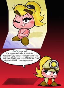 Rating: Questionable Score: 0 Tags: accessory armor bikini blonde_hair blush chadrocco clothing e621 english_text eyewear fangs female goomba goombella hair headgear helmet humanoid mario_bros necktie nintendo not_furry one_eye_closed paper_mario ponytail solo sunglasses swimwear teeth text two-piece_swimsuit User: bunchy7s