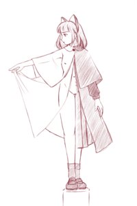 Rating: Explicit Score: 0 Tags: animal_ears cape cat_ears female flat_chest highres monochrome naked_cape nude pussy rule34 sasaki_yukinojou short_hair User: bunchy7s