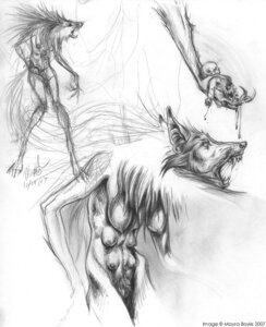 Rating: Explicit Score: 0 Tags: 2007 anthro breasts canine f&aring;&ldquo;tus f&oelig;tus female feral mayra_boyle multi_breast rule34 sketch solo were wolf User: bunchy7s