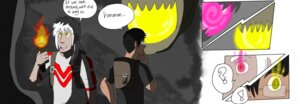 Rating: Safe Score: 0 Tags: 2013 cave comic dialogue duo e621 english_text exploring hair human justinfox male mammal not_furry text transformation User: bunchy7s