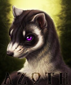 Rating: Safe Score: 0 Tags: 2013 5:6 ambiguous_gender cedarwolf character_badge_(artwork) domestic_ferret e621 fur mammal mustelid musteline purple_eyes smile solo true_musteline weasel whiskers User: bunchy7s