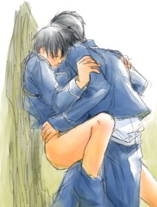 Rating: Explicit Score: 0 Tags: 2boys against_wall clothed fullmetal_alchemist gay lifting maes_hughes male male_focus male_only pants_down roy_mustang rule34 spread_legs wince yaoi User: bunchy7s