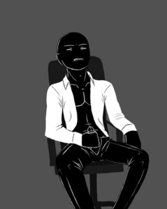 Rating: Explicit Score: 0 Tags: 1boy alien_humanoid artist_request bald black_skin chair grey_background homestuck humanoid male male_only masturbation midnight_crew ms_paint_adventures open_mouth penis rule34 sharp_teeth shirt solo source_request spades_slick User: bunchy7s