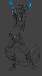 Rating: Safe Score: 0 Tags: alternative_fashion anthro arm_warmers armwear belt belted_boots blue_eyes blue_fire boots canid canine canis clothed clothing colored_fire cybergoth e621 ear_piercing eyewear female fire footwear gas_mask goggles goth hi_res knee_boots knee_highs leggings legwear looking_at_viewer mammal mask pattern_clothing pattern_legwear piercing raver scene_haircut shoes skatha skull_accessory skull_belt solo striped_clothing striped_legwear stripes tail thong underwear wolf zzakerhyus User: bunchy7s