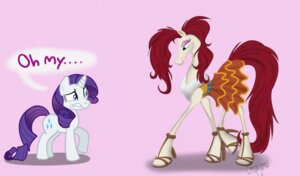 Rating: Safe Score: 0 Tags: blue_eyes c4tspajamas clothing crossover cutie_mark duo e621 equid equine eyeshadow female feral feral_heels footwear friendship_is_magic hair hasbro high_heels hoof_heels horn long_hair makeup mammal my_little_pony mythological_creature mythological_equine mythology parody pink_eyeshadow purple_hair quadruped rarity_(mlp) red_hair sandals shoes short_hair simple_background smile standing struts tail toony unicorn User: bunchy7s