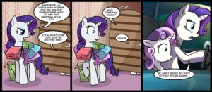 Rating: Safe Score: 0 Tags: bag blue_eyes car clothing_store comic confusion dialogue digital_media_(artwork) duo e621 embarrassed english_text equid equine female feral fitting_room friendship_is_magic green_eyes hair hasbro horn inside inside_car inside_vehicle madmax makeup mall mammal misunderstanding my_little_pony mythological_creature mythological_equine mythology oops open_mouth purple_hair quadruped rarity_(mlp) shopping sibling_(lore) sister_(lore) sisters_(lore) store sweetie_belle_(mlp) tail text unicorn vehicle young young_feral User: bunchy7s
