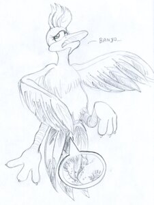 Rating: Explicit Score: 0 Tags: banjo-kazooie breegull female female_only greyscale hope_(n_forever) kazooie monochrome rareware rule34 solo User: bunchy7s
