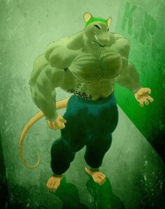 Rating: Questionable Score: 0 Tags: abs accessory anthro armpit_hair beard biceps biped body_hair bottomwear bulge claws clothed clothing denim denim_bottomwear denim_clothing e621 facial_hair fur grin headband hi_res jeans looking_at_viewer male mammal murid murine muscular muscular_anthro muscular_male pants pecs pose rat ripped-saurian rodent smile solo standing tail tattoo toe_claws topless vein User: bunchy7s