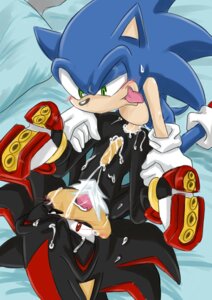 Rating: Explicit Score: 0 Tags: anal anthro anthro_on_anthro big_eyes big_head black_body black_fur blue_body blue_fur blush bodily_fluids chest_tuft clothing cum cum_inside duo e621 erection eulipotyphlan footwear fur garugirosonicshadow genital_fluids genitals gloves green_eyes handwear hedgehog intraspecies male male/male male_penetrated male_penetrating male_penetrating_male mammal mostly_nude open_mouth penetration penis sega sex shadow_the_hedgehog shoes side_mouth sonic_the_hedgehog sonic_the_hedgehog_(series) third-party_edit tongue toony tuft white_clothing white_gloves white_handwear User: bunchy7s