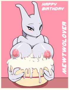 Rating: Questionable Score: 0 Tags: anthro big_breasts birthday blush border breasts cake dessert droll3 e621 english_text felid female food generation_1_pokemon happy_birthday hi_res huge_breasts legendary_pokemon mammal mewtwo nintendo nipples pink_background pink_nipples pokemon pokemon_(species) purple_eyes simple_background solo text white_border User: bunchy7s